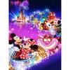 Disney 5D DIY Алмазная мозаика Диснейленд Ночной парад Полностью круглые Алмазы Мультяшная Вышивка крестом Арт-картина для украшения дома