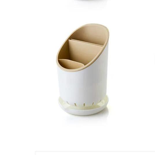 Пластиковый дренажный лоток для палочек для еды Стойка для ложек Клетка для палочек для еды Многофункциональная кухонная стойка для хранения столовых приборов Трубка для палочек для еды