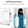 Wi-Fi умный датчик двери, окна, сигнализация, магнитная система домашней безопасности, оповещение об открытии двери, приложение, дистанционное управление