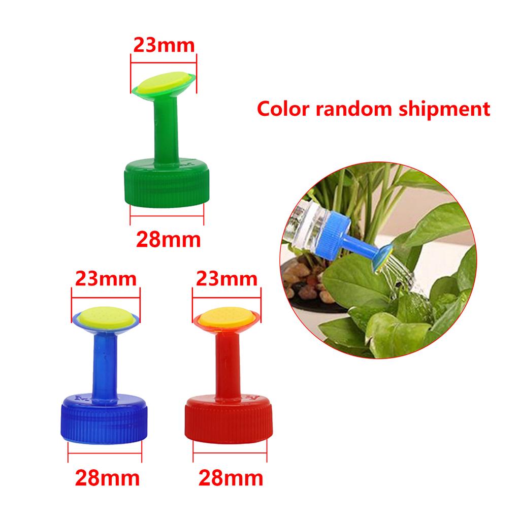 100Pcs Bottle Cover Nozzle Plants Potted Bonsai Watering Sprinkler Head Office Family Flower Watering Beverage Bottle Irrigator