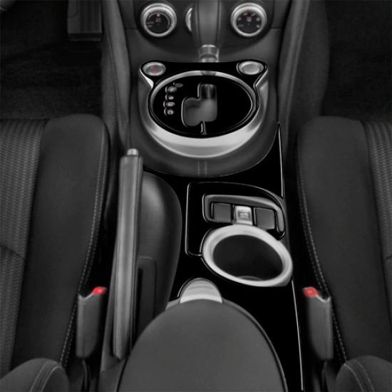 5Pcs Glossy Piano Black Automatic Gear Shift Cover Trim For Nissan 370Z