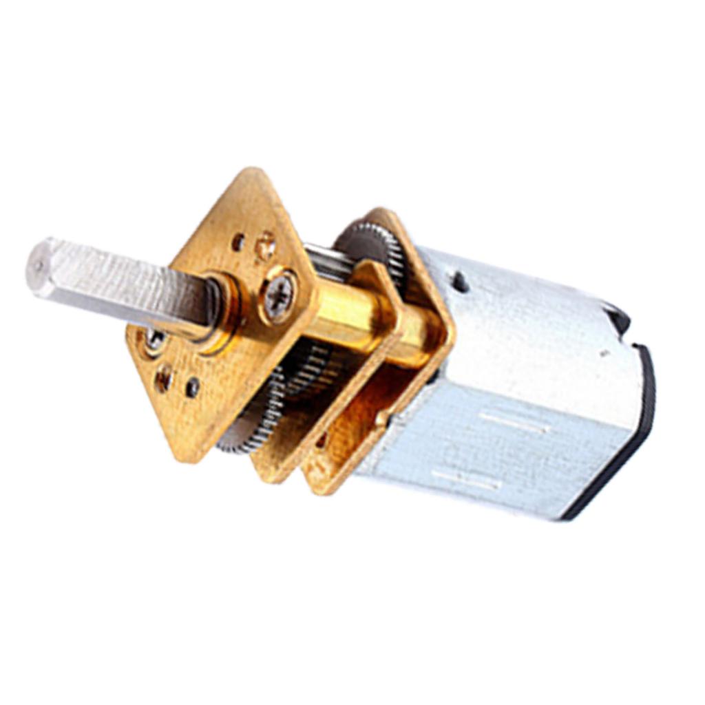 New N20 DC3V 6V 12V 50?2000RPM Speed Reduction Gear DC Motor with Metal Gearbox