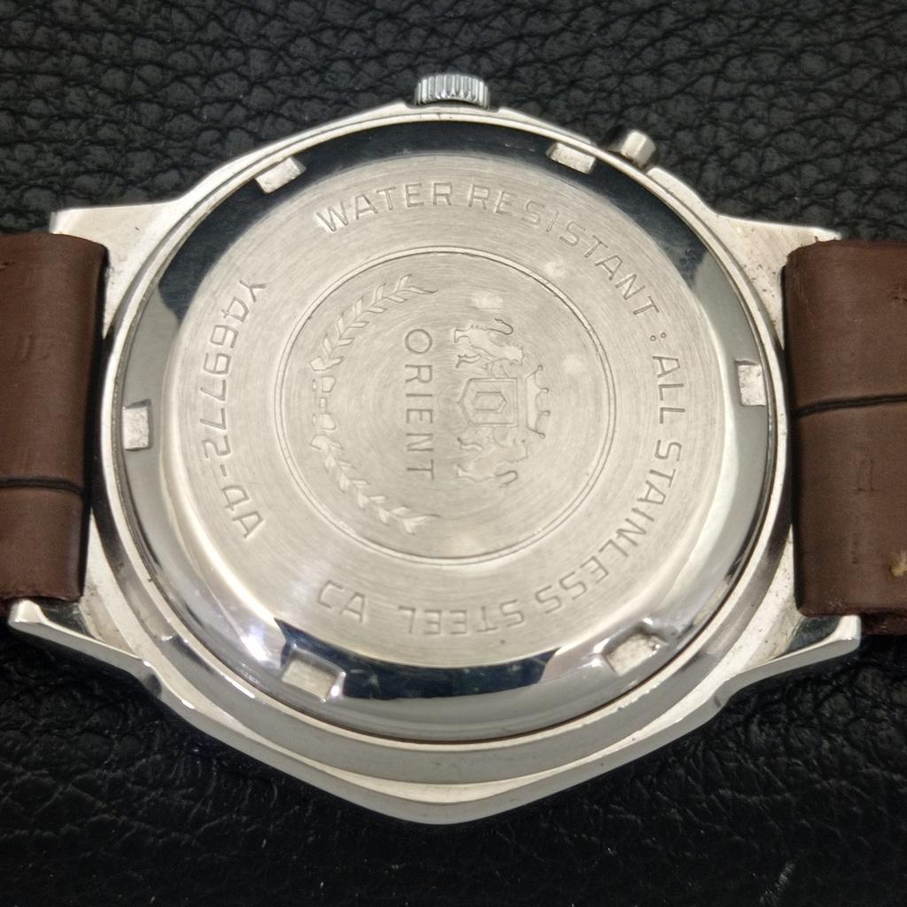 ЯПОНИЯ ВИНТАЖ ORIENT CRYSTAL АВТОМАТИЧЕСКИЕ 46943 МУЖСКИЕ ЧАСЫ С ОРИГИНАЛЬНЫМ ЦИФЕРБЛАТОМ a703470-1 R213c-a703470