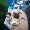 19cm Hayao Miyazaki Animel Peripheral Totoro Desktop Ornaments Pvc Action Figure Statue Model Collection Decoration Toys Gift