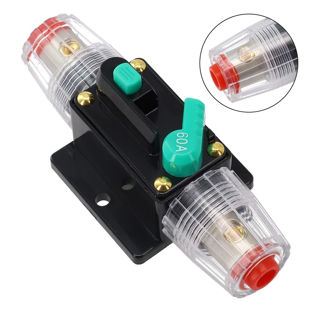 10A-100A Автоматический выключатель Предохранитель Сброс 12В-48В DC Автомобиль Лодка Автомобиль Водонепроницаемый 4/8 AWG