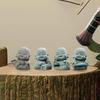 4PCS Cute Buddha Statue Zen Little Monk Ornaments New Little Monk Figurines