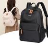 Multifunctional Simplicity Backpack Women Solid Colored Nylon Shoulder Bag Fashion Travel Large Capacity Backpack Girl Schoolbag