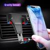 Universal Gravity Auto Phone Holder Car Air Vent Clip Mount Mobile Phone Holder CellPhone Stand Support For iPhone For Samsung