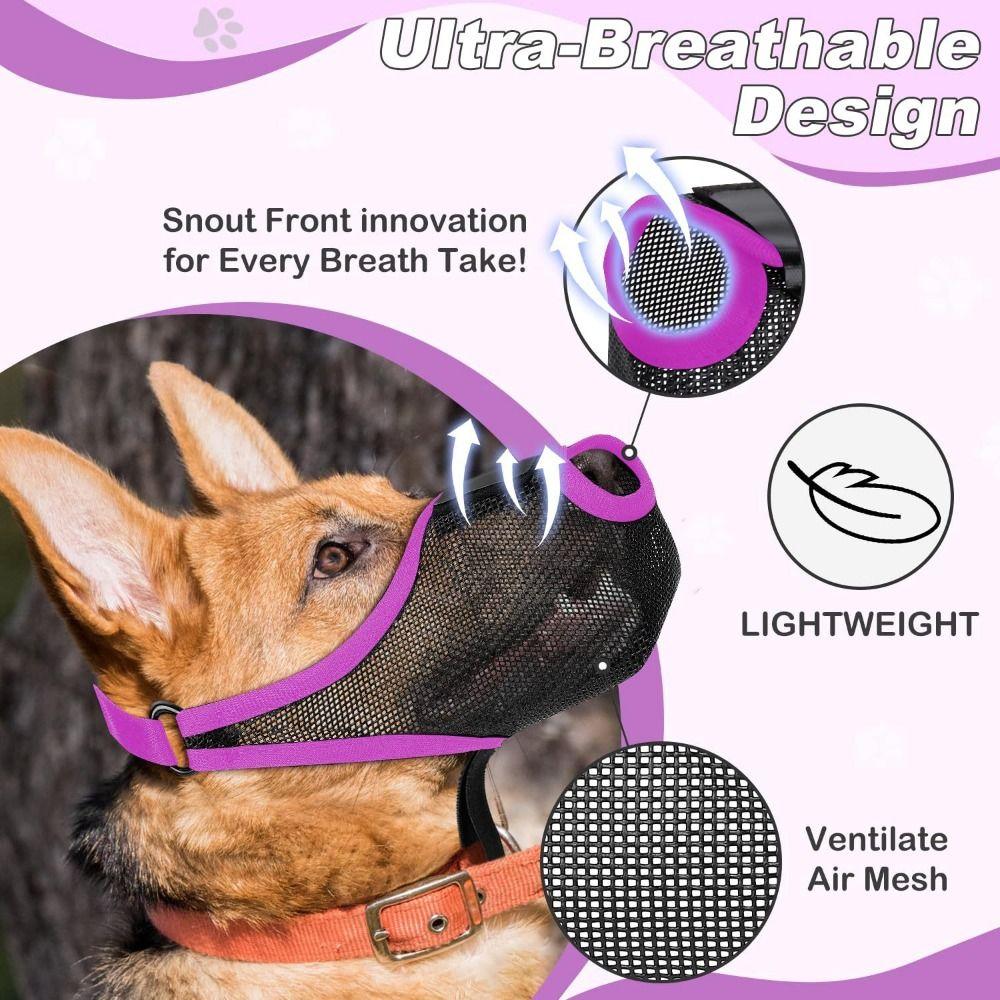 Creative Dog Muzzle Basket S-XL Anti Barking Dog Muzzle Pet Dog Mouth Cover Pet Accessories
