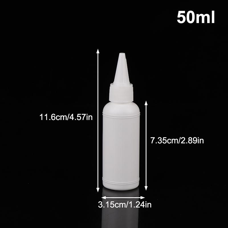 5/10/20/30/50/60/100 мл Белая бутылка с пипеткой-капельницей, с завинчивающейся крышкой, бутылки для жидкости для глаз, чернил, масла, пипетки, пигментов для краски
