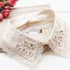 Женская съемная рубашка Colla Fake Collars Pearls Lace Decoration Lace Fal