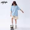Женский хлопковый комплект из футболки с коротким рукавом и шорт в стиле MJ