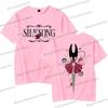 Hollow Knight Silksong Смешные Игровые Футболки Мужские Женские С Круглым Вырезом С Коротким Рукавом Y2K Топы Мультяшный Стиль Hollow Knight Унисекс Футболка