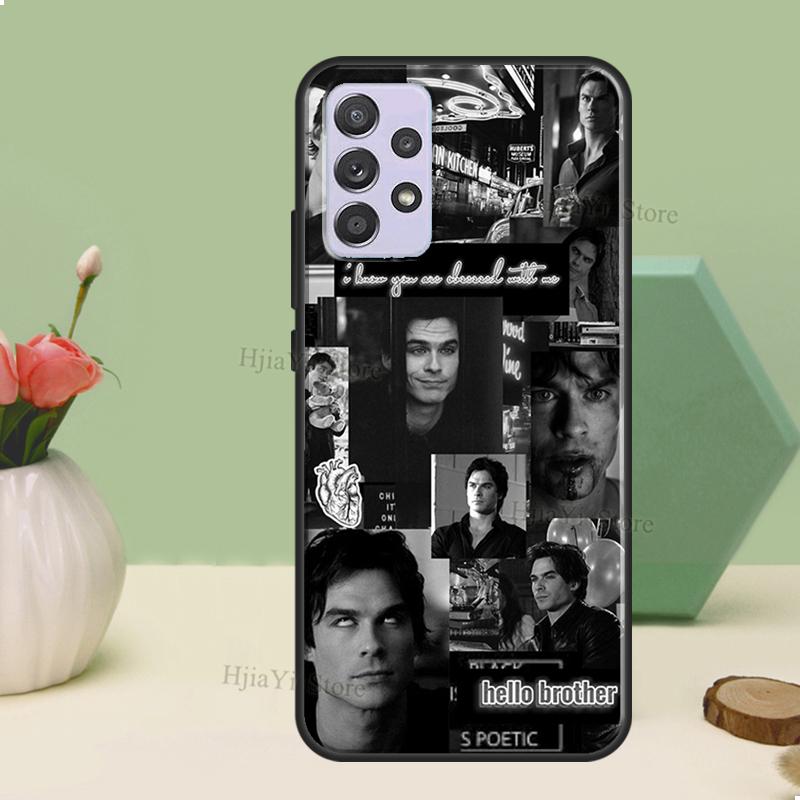 Кейс Damon Salvatore The Vampire Diaries для Samsung A54 A34 A24 A14 A51 A71 A12 A22 A32 A52 A72 A73 A33 A53 A13 Задняя крышка
