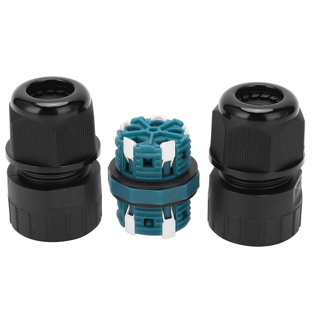 Пластиковый круглый разъем 5-контактный авиационный кабельный штекер гнездо провода водонепроницаемый M25‑5P 9~12MM