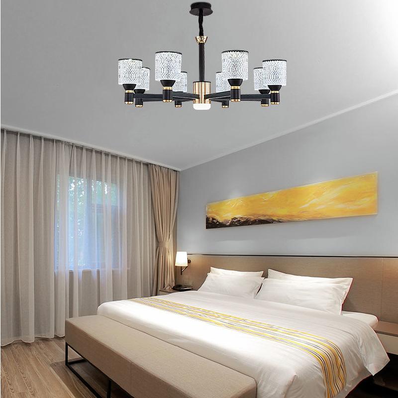Скандинавский современный минималистичный светильник для гостиной, столовой, светильник для спальни, европейское роскошное атмосферное освещение, домашнее освещение