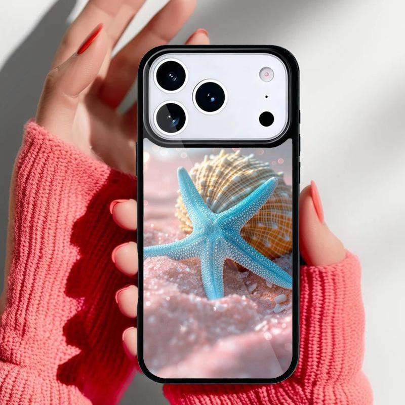 Морская звезда на пляже Чехол для телефона для iPhone 17 16 15 14 13 Pro Max Задняя крышка для 12 11 Pro Coque