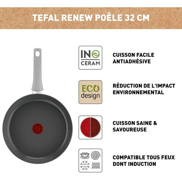 Сковорода Tefal Renew On 32 см (C4270832)