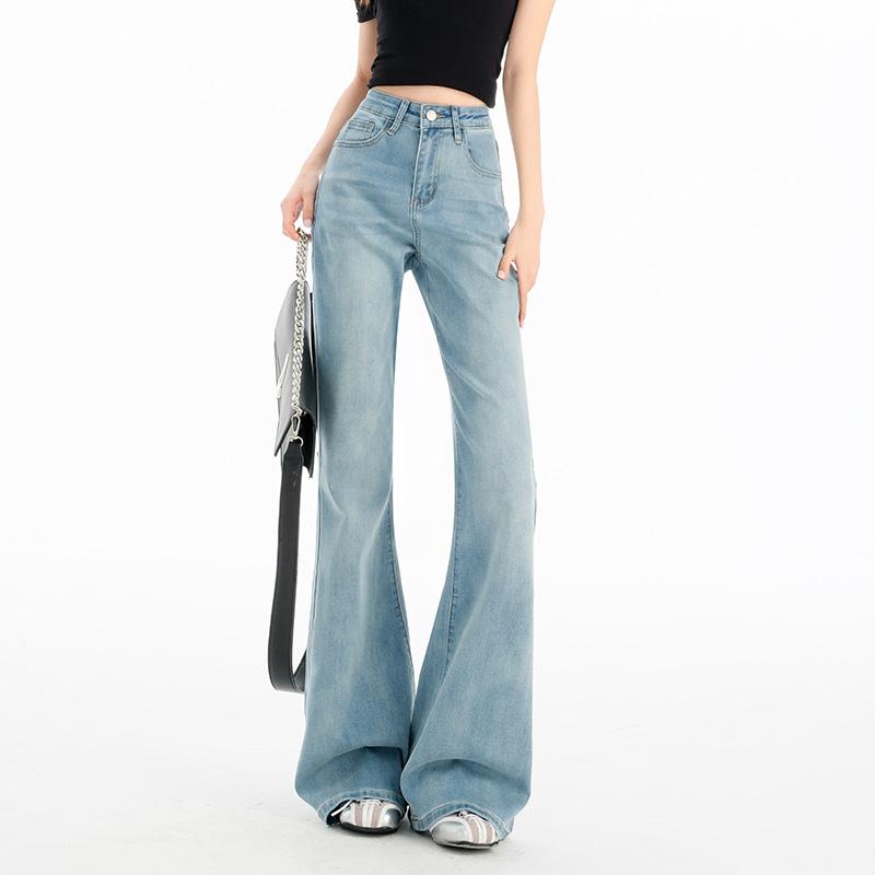 High Waisted Slightly Flared Jeans