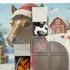 Christmas Advent Calendar 2025 24 Days Shark/Horse Countdown Calendar with 24 Collectible Figures Holiday Gifts for Kids