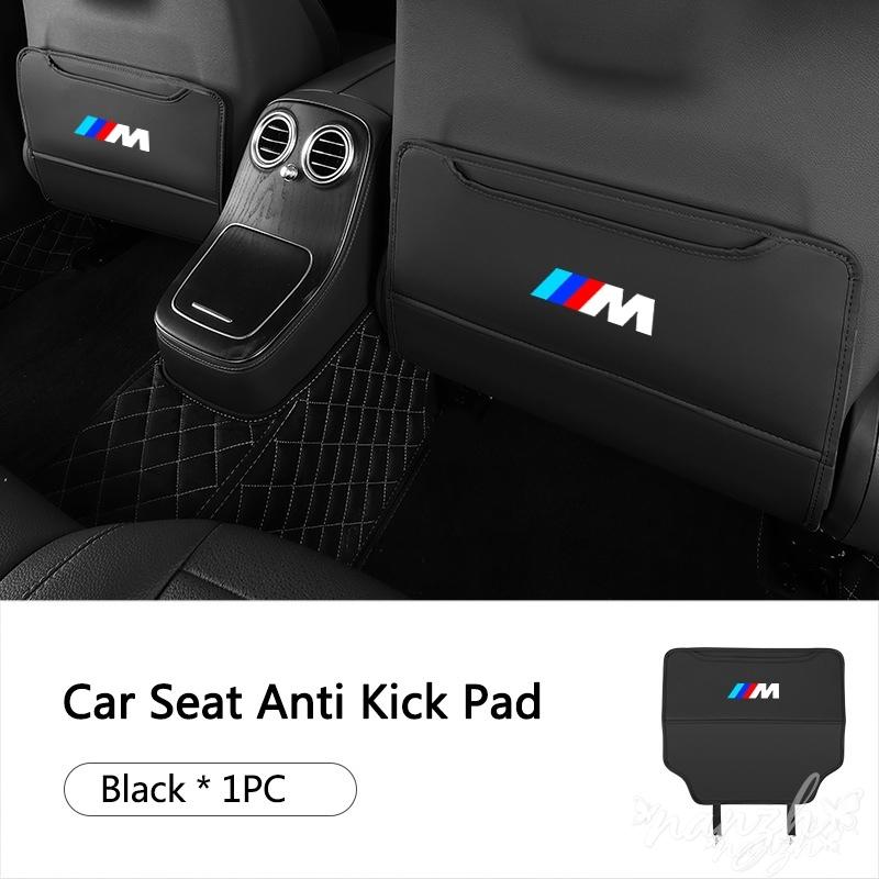 QRPZ1 Car Storage Bag Rear Backrest Protection Anti-kick Pad For BMW 1 3 5 7 Series X1 X3 X4 X5 F10 F15 F30 F18 F25 M3 M4 E34 Keychain