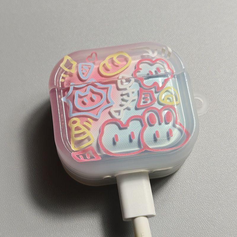 Цветной граффити подходит для Apple AirPods 1-го поколения защитный чехол для наушников AirPodspro1 Bluetooth защитный чехол 1-го поколения