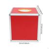 Ballot Box Lottery Aluminum Alloy Ticket Raffle with Slot Storage