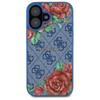 Guess Guhmp16Sp4Ropemcb Iphone 16 6.1   Niebieski/Blue Hardcase 4G Flowers Print Magsafe