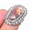Natural Bird Eye Jasper Gemstone 925 Sterling Silver Jewelry Ring Size 8 E0l25