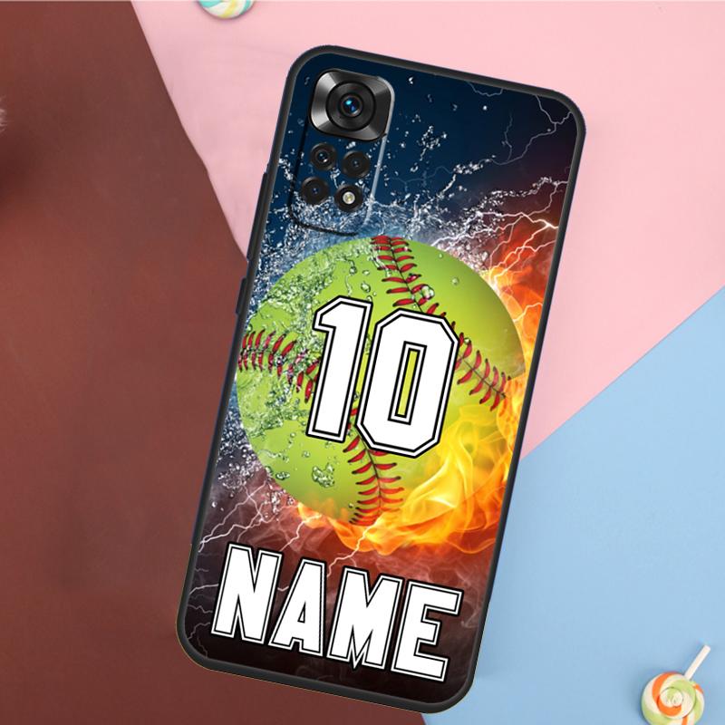 ПЕРСОНАЛИЗИРОВАННЫЙ НОМЕР Хоккейный БАСКЕТБОЛЬНЫЙ Чехол Для Xiaomi Redmi Note 11 Pro 11S 8 9 12 10 Pro 10S 9S Redmi 10 12C 9C 10C Задняя Крышка