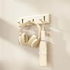 Foldable Coat Hook Wall Mounted Sticky Hooks Multifunctional Clothes Hooks  for Kitchen
