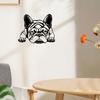 Stunning Indoor/Outdoor Home Decor! 1pc Metal Bulldog Wall Art. For Living Room, Bedroom, Kitchen. Unique Holiday Gift Idea.