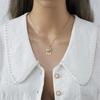 Fashion Dream Catcher Zircon Pendant Necklace Stainless Steel High Grade Geometric Choker Jewelry Party Gifts For Women Girls