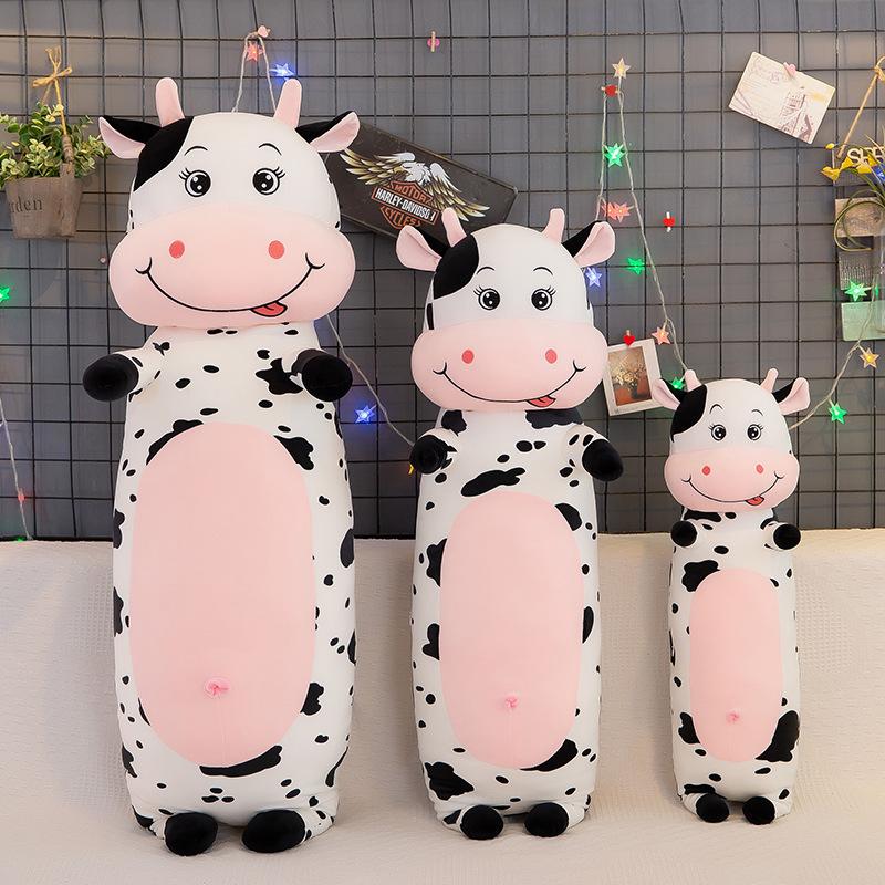 Cow Pillow Plush Toy Creative Cartoon Calf Doll Long Legs Rag Doll Girl