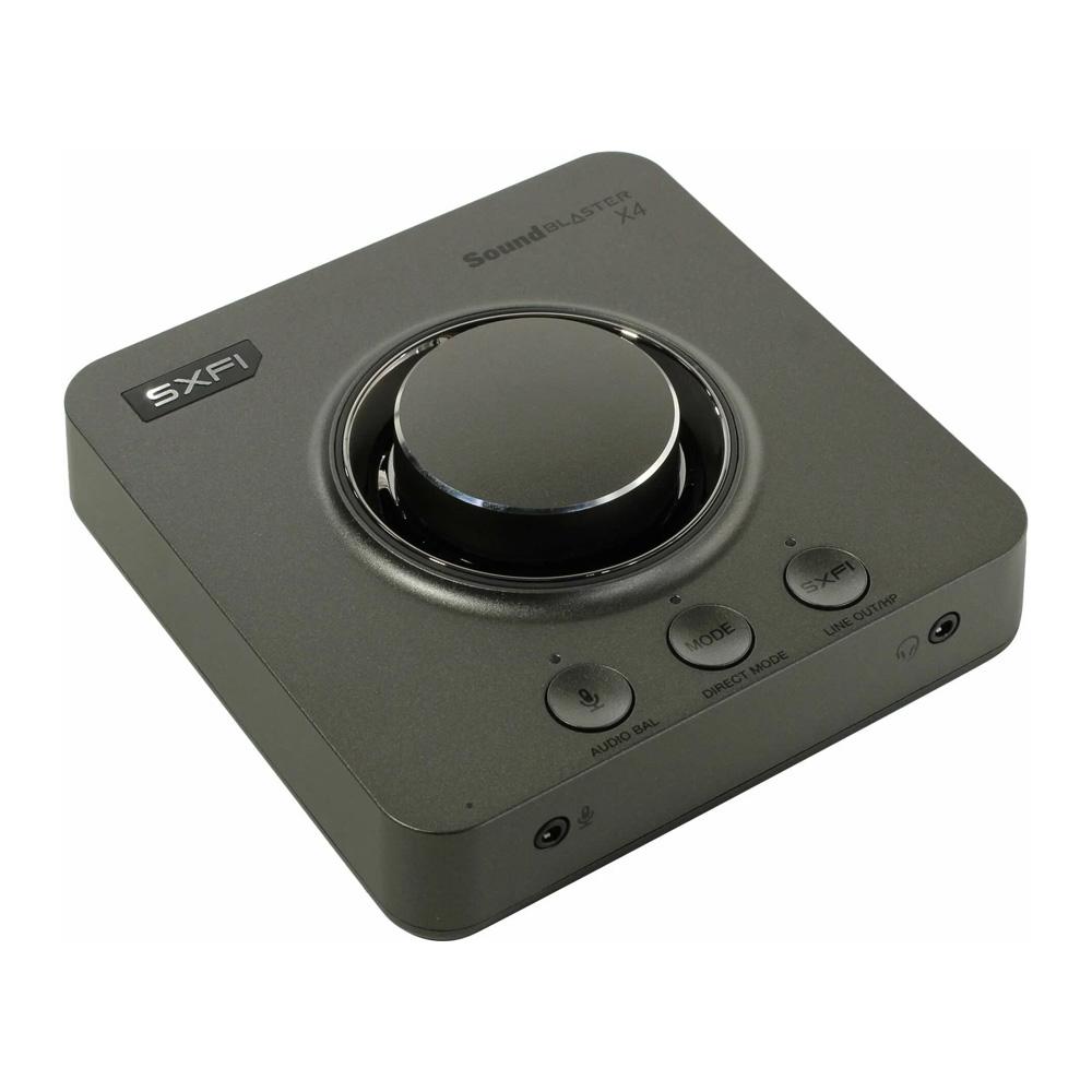 Креативная звуковая карта USB Sound Blaster X4 - Черная