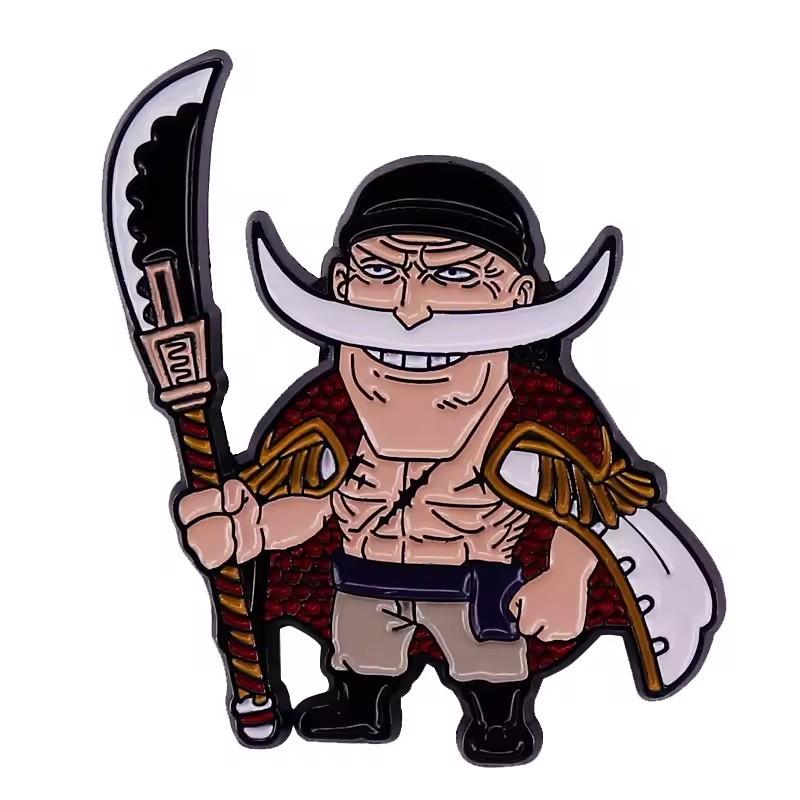 C7G Японское аниме One Piece Эмалевый значок Обезьяна Д. Луффи Металлическая мультяшная брошь Мужские Женские Броши Крутые Значки для портфеля Украсить