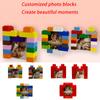 Building Block Wall Photo Puzzle Ornaments Mother's Day DIY Customized Gift