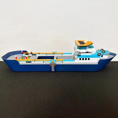 Arctic Explorer Арктический корабль Строительные блоки Игрушки Плавающая лодка Вертолет Подводная лодка Косатка Кирпичи Подарки для детей