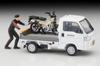 TOMYTEC Tomica Limited Vintage Neo Honda Acty Truck Motorcycle Store Технические характеристики белого завершенного продукта с Honda Cub LV-N330a CT125/Hunter