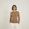 Autumn and Winter New Worsted Seamless Full Wool Machine Washable Wool Sweater Female Slim and Thin Inside