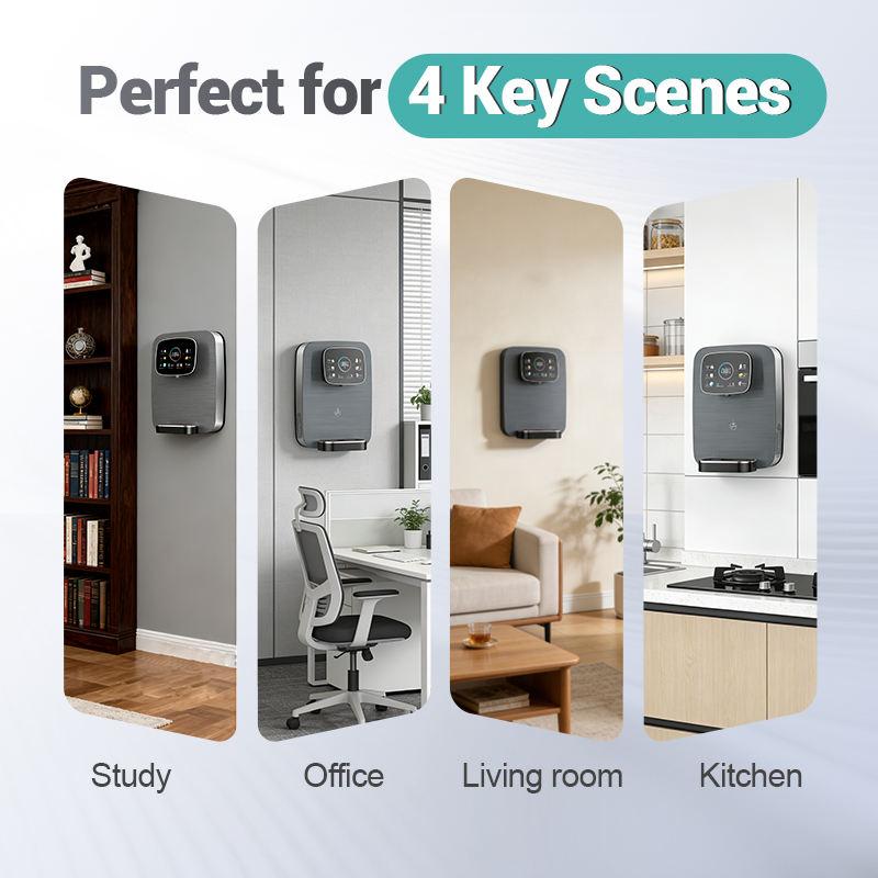 PSL9   Автоматический настенный диспенсер для воды - для дома и коммерческого использования, очиститель воды обратным осмосом с угольным серым RO-фильтром