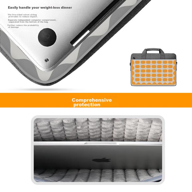 Taikesen Laptop Bag, 16-Inch, Suitable for Lenovo Legion, Apple, Huawei, Xiaomi Laptops, Briefcase Crossbody Bag for Me