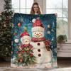 Ретро Рождественский Клетчатый Узор Принт Одеяло для Дивана Кровати Путешествий Кемпинга Гостиной Офиса Кондиционирования Одеяло