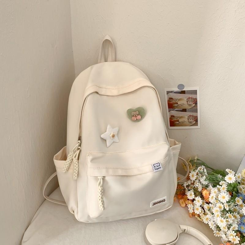 JK Schoolbag Good-looking Simple Junior High School Girls Fresh College Student Niche Design Sense Spring Outing Travel Backpack