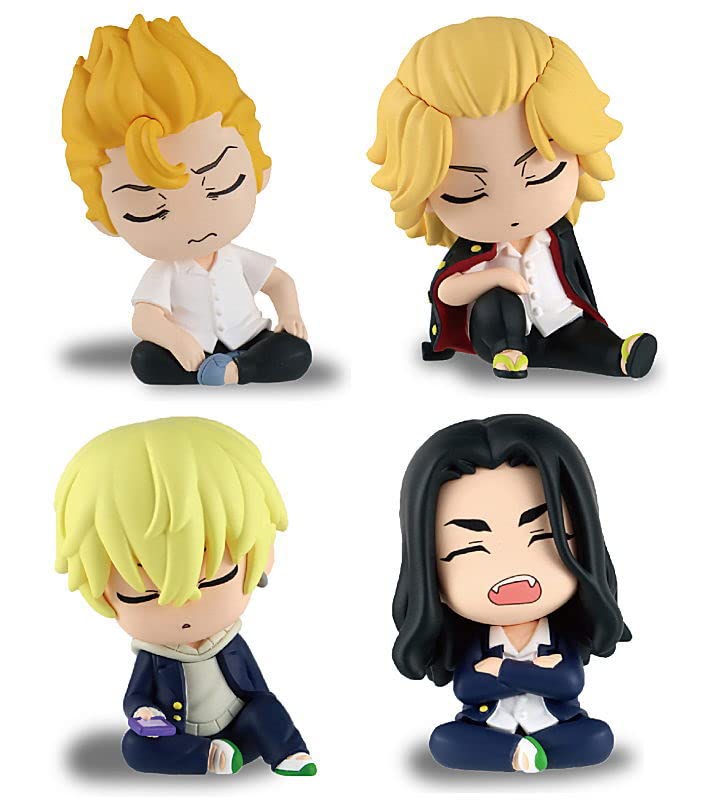 Shoulders Tokyo Revengers Types Set Gacha Gacha Capsule Toy Fig. [4 (full Complete)]