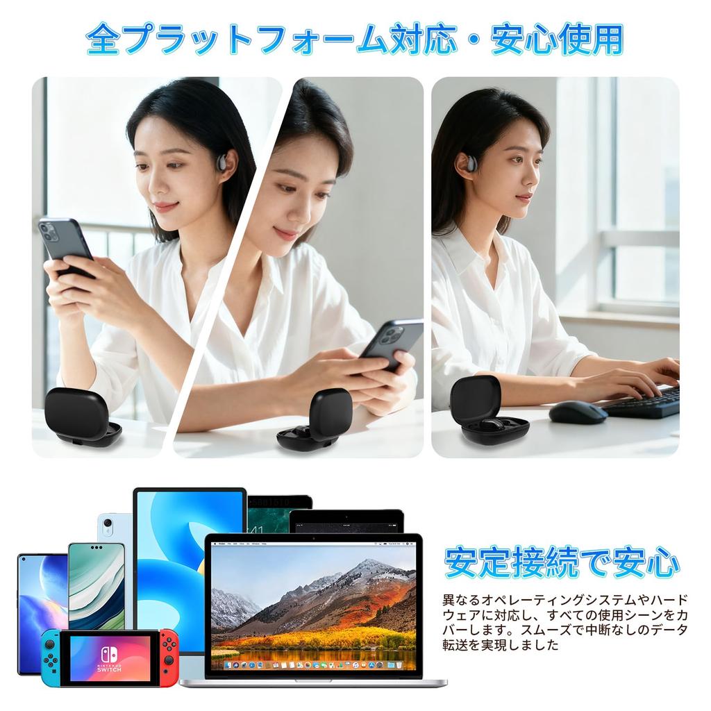 Беспроводные наушники-вкладыши Bluetooth Эволюция костной проводимости Air Без утечки звука Светодиодные До 80 часов звучания Мгновенное касание Компактные и совместимые