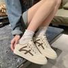 Fashion Little White Shoes Women's Casual Versatile Spring 2025 Korean Version Flat Baseplate Shoes Women's Sports Shoes Ins Breathable