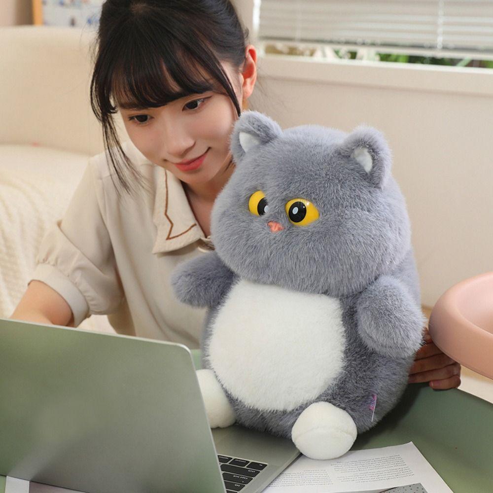 Soft Stuffed Animals Dolls 23/35cm Pillow Birthday Gift Cartoon Big Eyes Cat Plush Toys