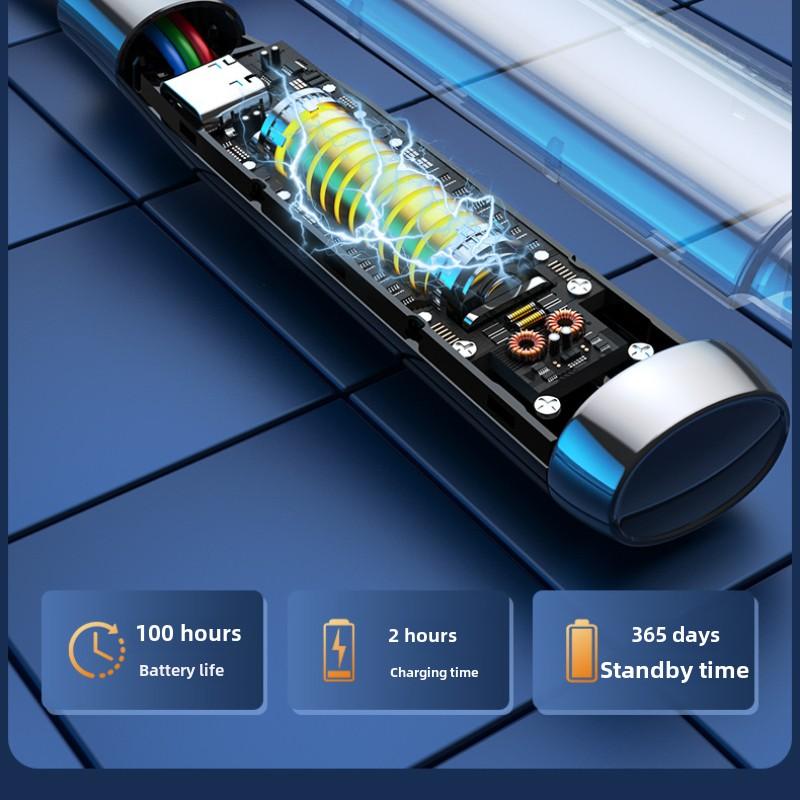 Модернизированные Bluetooth-наушники с четырьмя динамиками, с креплением на шее, беспроводные спортивные, с длительным сроком службы батареи