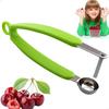 Cherry Corer Cherry Pitter Tool Stainless Steel Olive Pitter Heavy-Duty Fruit Pit Remover Multi-Purpose Kitchen Accessory